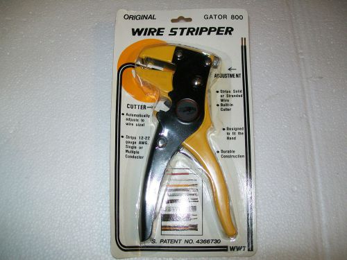 WIRE STRIPPER GATOR 800 NEW THE ORIGINAL PATENTED STRIPPER AUTOMATICALLY ADJUSTS