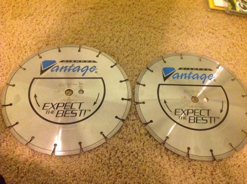 (Lot of 2) 12&#034; X .110 X 1&#034;-20Mm Diamond Vantage Diamond Blade