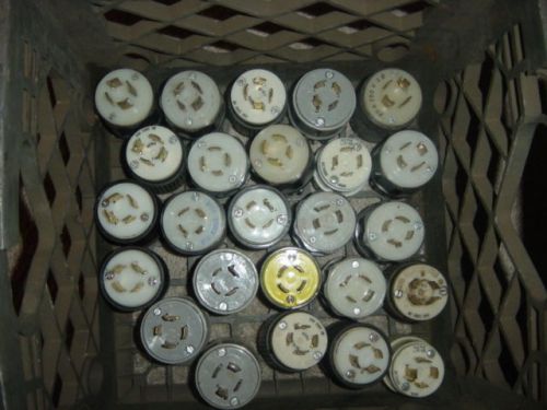 Used 20 amp, 250 volt, 3 phase plug