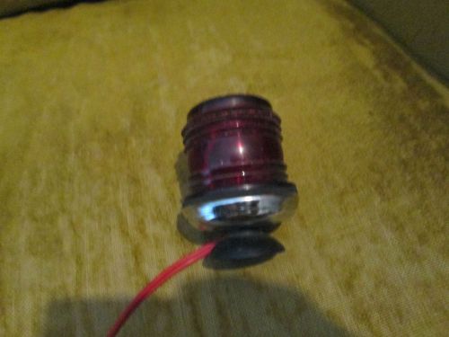 vtg Big Beam Red Flasing Beacon Light 12 Volt Crystal Lake Illinois