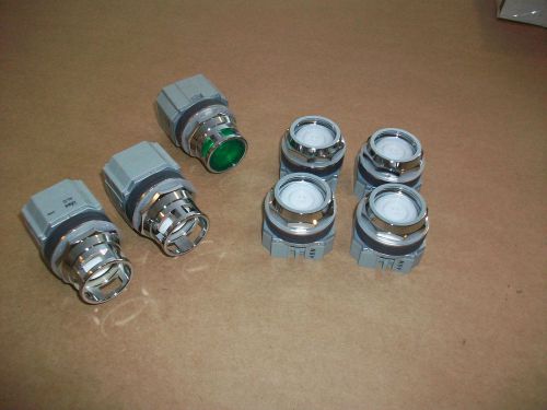 7pcs IDEC Push Button Assortment   NEW