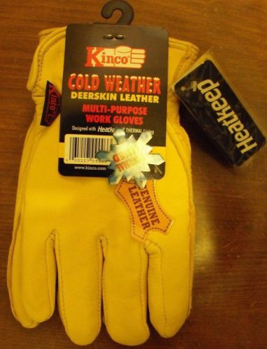 Kinco cold weather deerskin leather multi-purpose small work gloves 90hk for sale