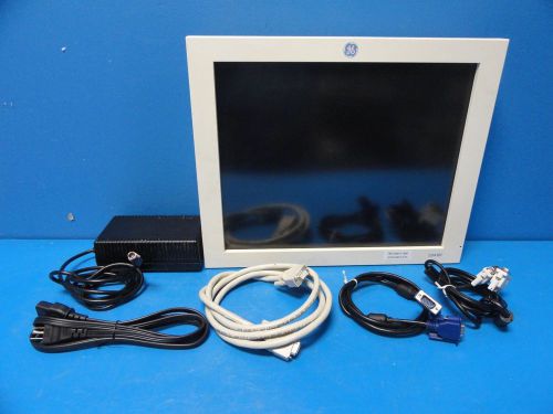 Ge cdl1811a lcd / medical grade monitor w/ rs232, vga, dvi  cables &amp; adapter for sale