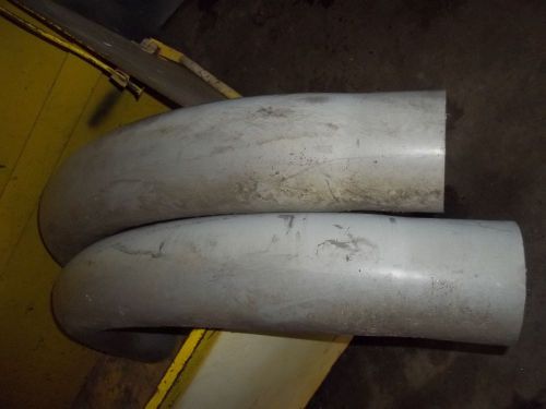 Sch 40 6&#034; rigid pvc conduit elbows, nsf electrical non-metallic-lot of 2 for sale