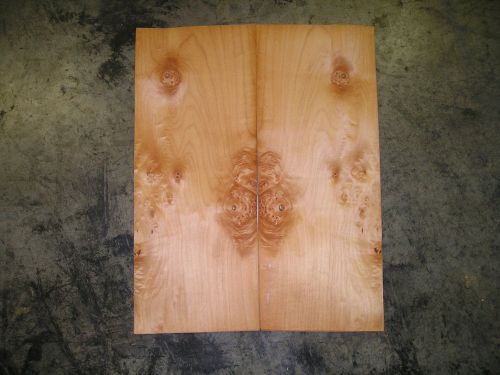 Maple Cluster Veneer. 9 x 23.5, 25 Sheets.