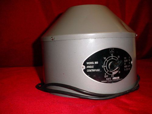 Shanghai Surgical 800 Desktop Angle Mini Centrifuge w/ 4000 rpm 6 Position Rotor