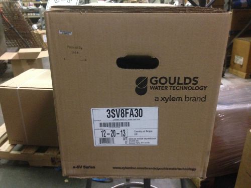 GOULDS 3SV8FA30 8 STG ESV STAINLESS VERTICAL WATER PUMP LIQUID END GRUNDFOS CR3