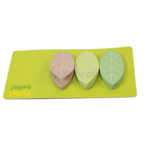 10pcs beautiful lovely fresh leaves notes pad 100 sheets office study use for sale