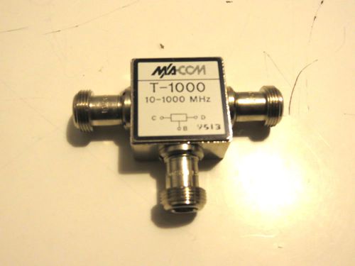 Macom splitter t-1000n, precision 10-1000 mhz  type-n connectors for sale