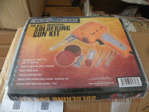 NEW CHICAGO WELDING 180W INDUSTRIAL SOLDERING GUN KIT NIB