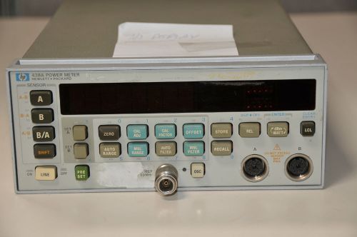 HP Agilent Keysight 438A Sn 2634A02935 Dual Channel RF Power Meter