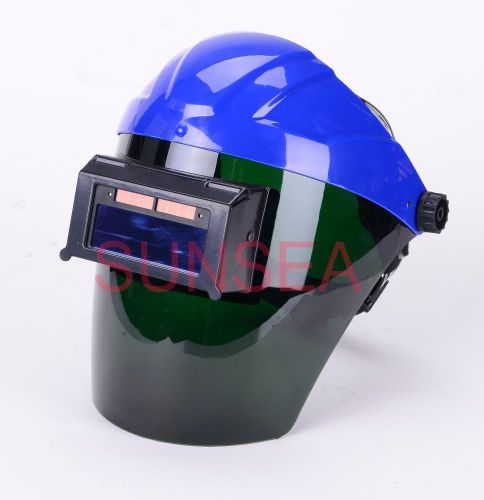 Auto darkening folded window welding helmet for sale