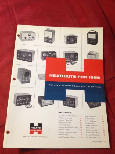 VINTAGE HEATHKITS FOR 1955 HEATH COMPANY KITS CATALOG