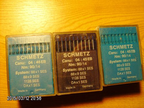 100 pc lot SCHMETZ 88x1 SEs industrial sewing machine needles Nm 90/14