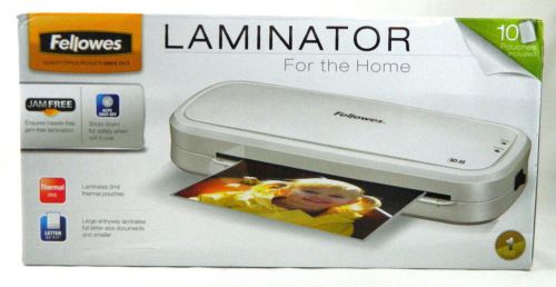 Fellowes 3 Minute Warm Up Document Photo Laminator M1-95 9.5&#034; w/10 Pouches White