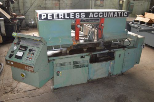 12&#034; x 16&#034; peerless &#034;medalist 1400&#034; semi-automatic horizontal band saw - #27399 for sale