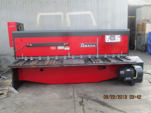 AMADA MODEL M-3060  POWER SQUARING SHEAR 1/4&#034; X 10&#039; CAPACITY WITH SQUARING ARM