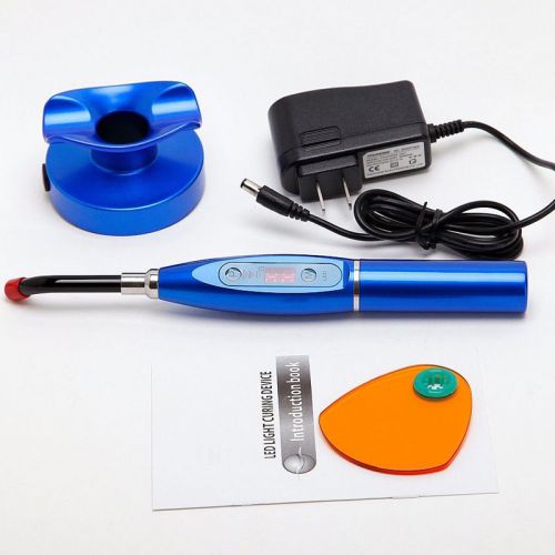 2015 Dentist Dental Toll 5W Teeth Cordless LED Curing Light Lamp 2000mw Blue New