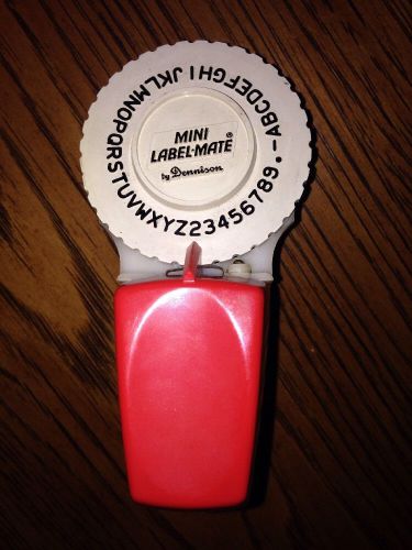 Vintage Dennison Mini Label-Mate Maker Good Condition!