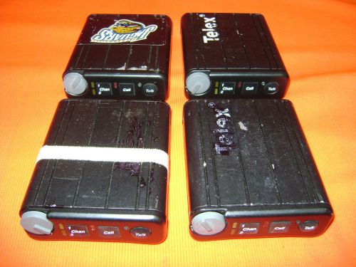 Lot of 4 Telex BP-2000 Intercom Beltpacks           (A4C-1)