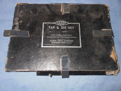 VINTAGE HANDY TAP &amp; DIE SET -- 87P-3533 -- WORCHESTER, MASS.