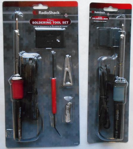 RadioShack New 5-Piece Soldering Tool Set and 25 watt soldering iron