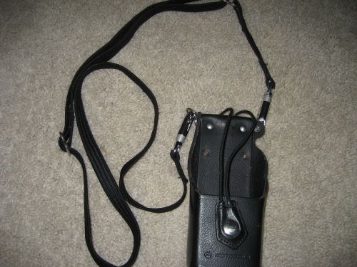 Motorola Hard Leather Radio Holster NTN8035A