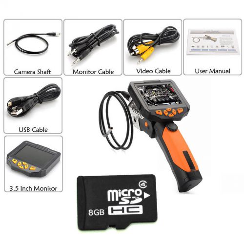 3.9mm Total Waterproof Endoscope Borescope Inspection Camera+Free 8GB+ 3M Tube