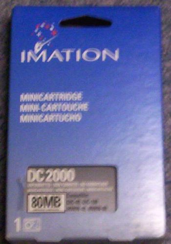 3 Imation DC2000 Data Tape 40/80 MB-New,Sealed-FOR:Irwin 40,80,QIC-40,100-NIB-NR