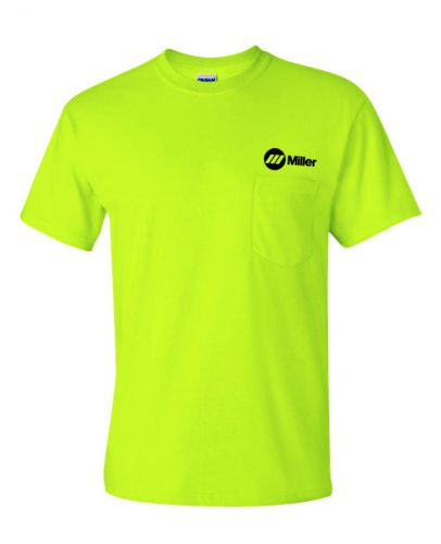 Genuine Miller Welder Safety Green Pocket TShirt 2XL