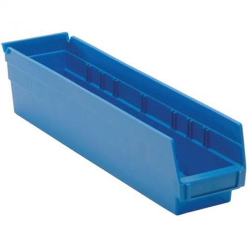 Shelf bin 17-7/8x4-1/8x4 blu quantum storage systems storage containers qsb103bl for sale