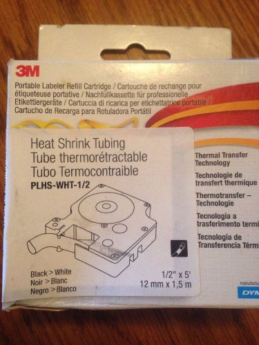 3M Plhs-Wht-3/4 Heat Shrink Tubing