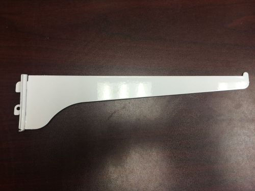 White 10&#034; Straight Shelf Bracket