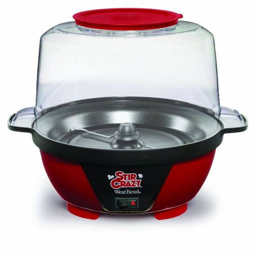 West Bend 82505 Stir Crazy Popcorn Popper, 6-Quart