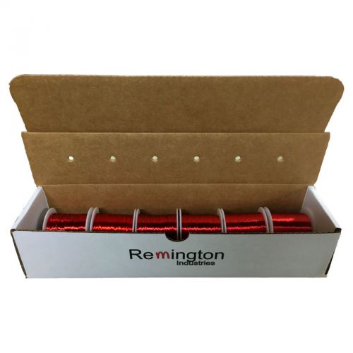 22 24 26 28 30 32 awg gauge enameled copper magnet wire kit 8 oz each 155c red for sale