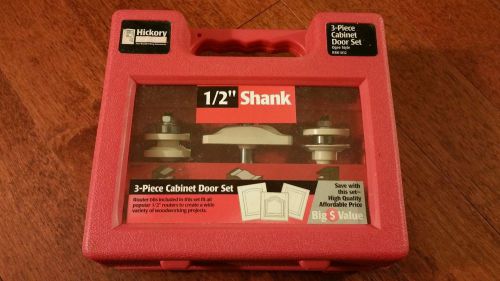 3 piece Cabinet Door Set router bits