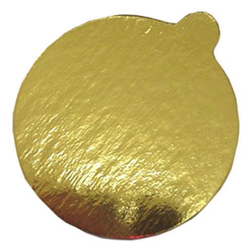 Mono-Board Gold 4&#034; Round with tab - Pack of 25