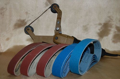 40a &amp; 25 belts pipe polisher grind sander bluerock ® tools belts by fits metabo for sale