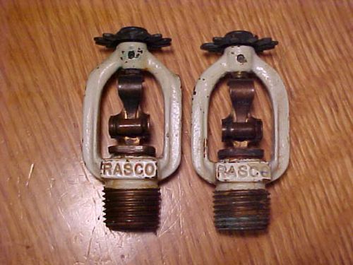 2 RASCO MODEL G FIRE SPRINKLER HEADS 212 F