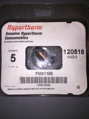 Hypertherm powermax nozzle pmx1100, 120518  ( 5 pc ) for sale