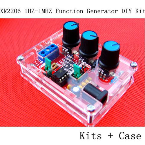XR2206 1HZ-1MHZ Function Signal Generator DIY Kit Sine Triangle Square Output HH