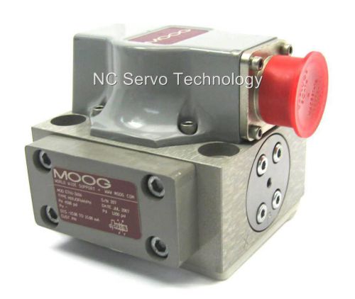 Moog G761-3606 Servo Valve H19JOFM4VPH Factory Repair, Tested, Warranty