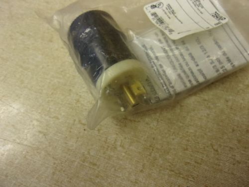 Bryant 7594NP Locking Midget Plug 2 Pole, 3 Wire Grounding *FREE SHIP*