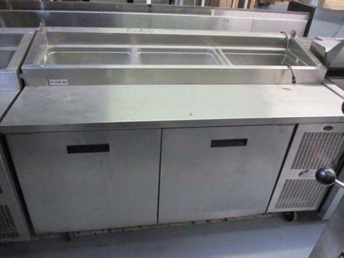 68&#034; Randell S/C Pizza Prep Table 2 Door