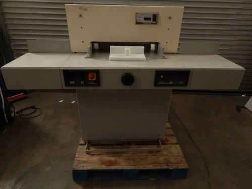 IDEAL TRIUMPH MODEL #5221 GUILLOTINE ELECTRIC PAPER CUTTER   (#1487)