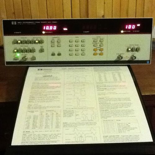 8165A Programmable Signal Source