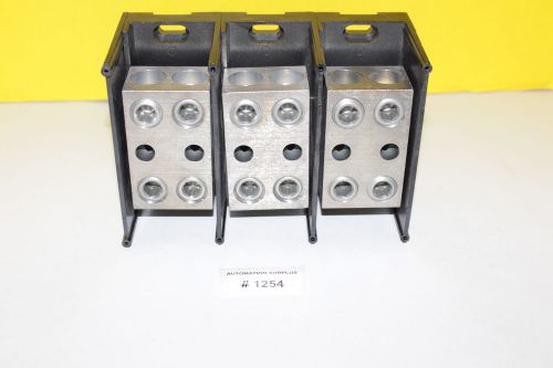 Ferraz shawmut 500 mcm 3 phase terminal block 69093 #1254 for sale