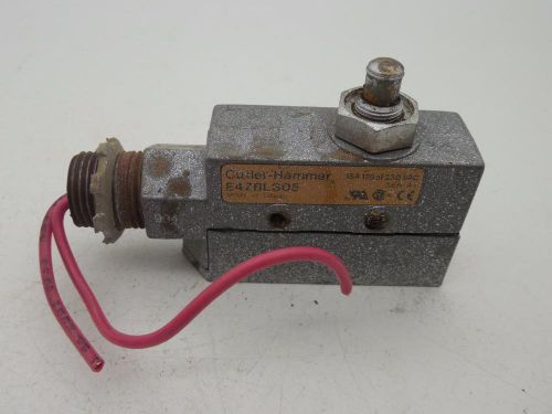 Cutler Hammer Push Button Switch E47BLSO5  M127