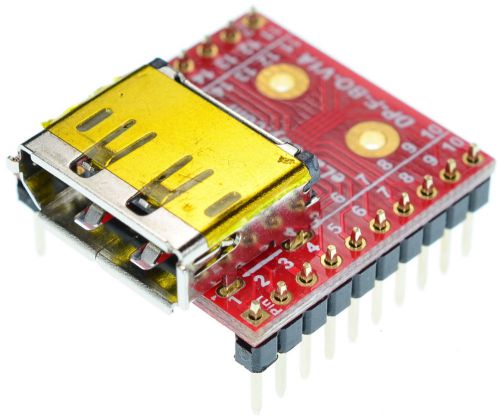 Displayport female connector breakout board, adapter, elabguy dp-f-bo-v1a, vga, for sale