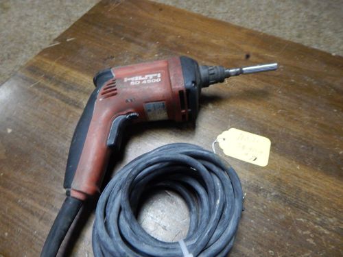 &#034;HILTI&#034;  # SD-4500 Corded Screwdriver Unit # 27